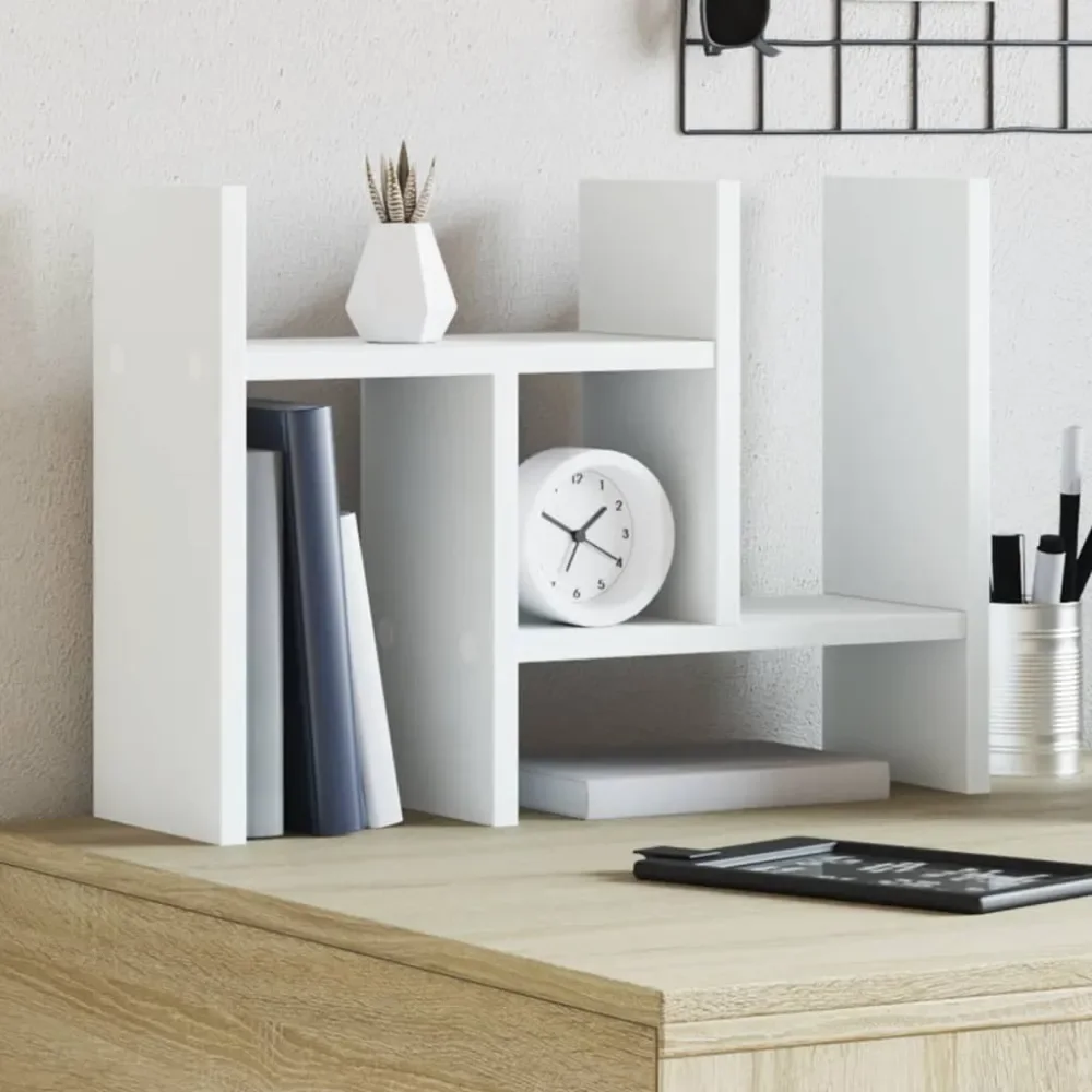 Schreibtisch-Organizer aus Holz mit mehreren Fächern, 34.5 cm
